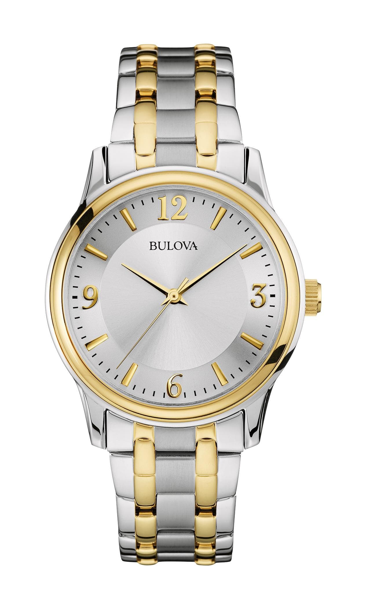 Men's Corporate Collection Gold & Silver-Tone Stainless Steel Watch Silver Dial
