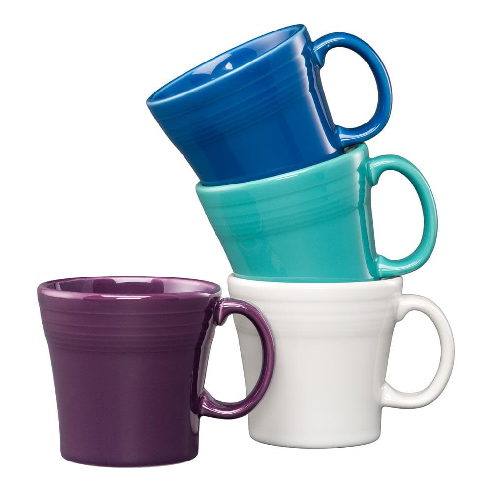 4PC Tapered Mug Set- Coastal Colors Size 15 oz
