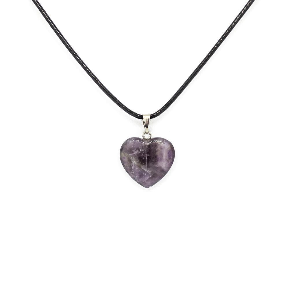 Amethyst Heart Necklace