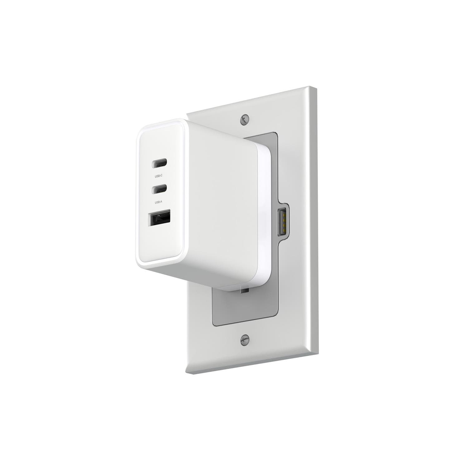 Phonesuit Novo - GaN USB-C/C/A Wall Charger - 100W PD