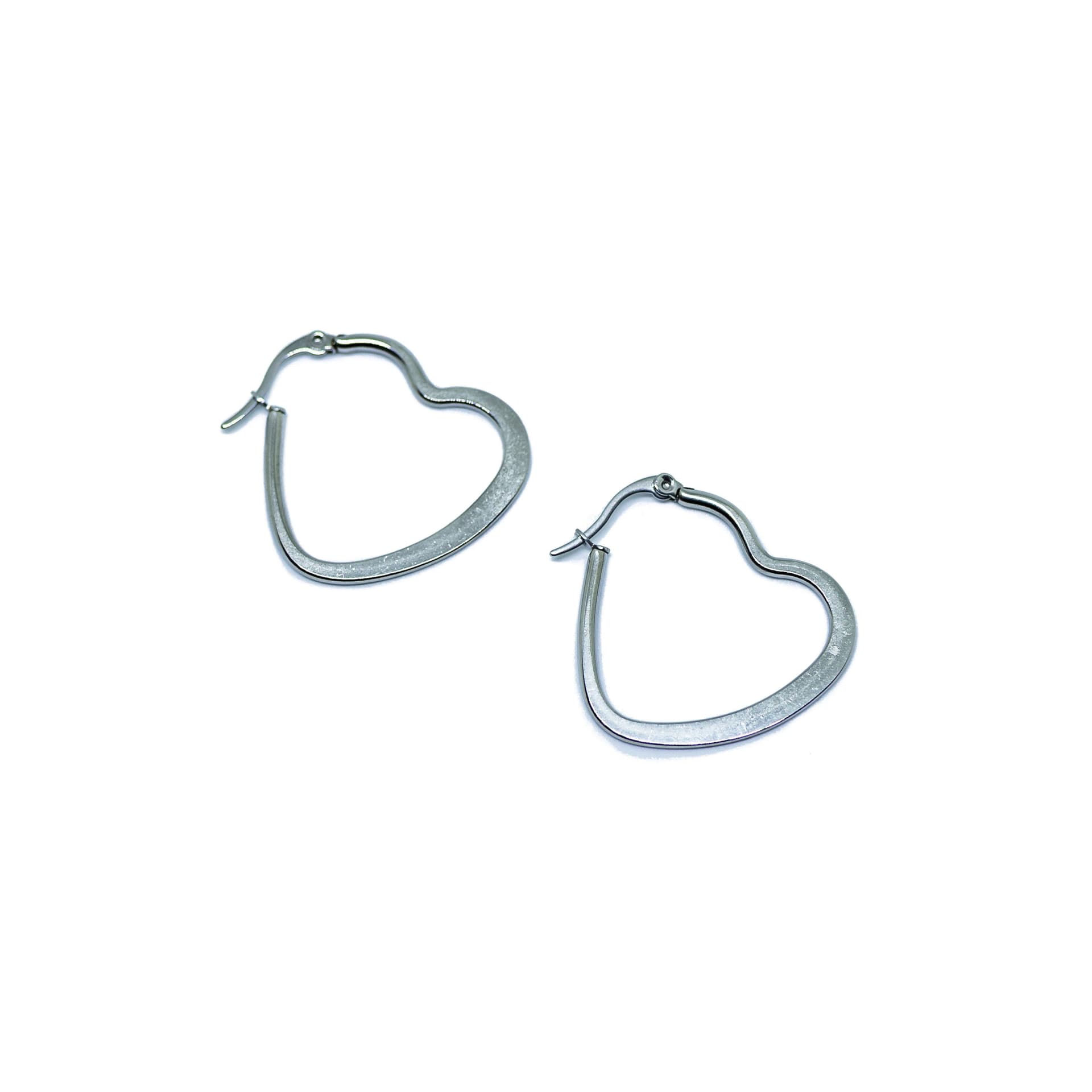Contemporary Heart Earrings