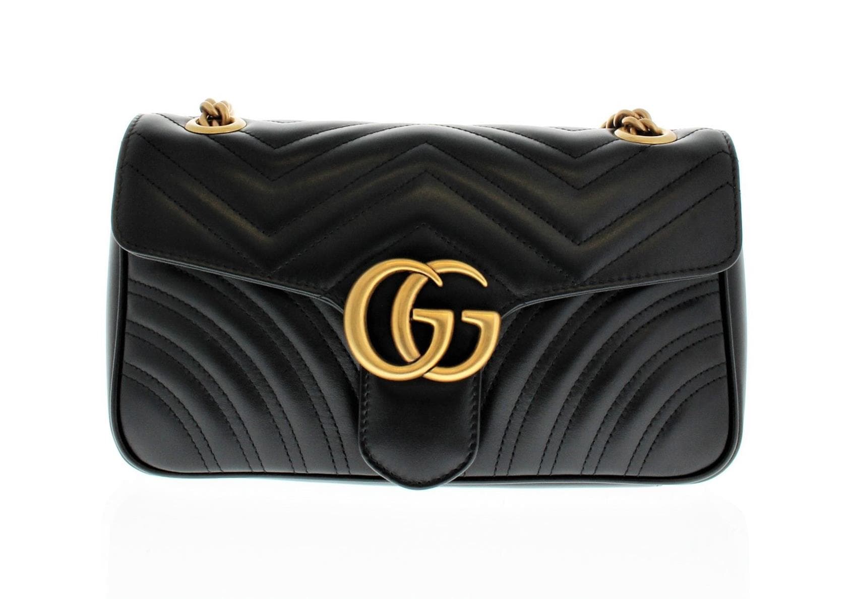 GG Marmont Small Matelass Shoulder Bag Size 10x6x3