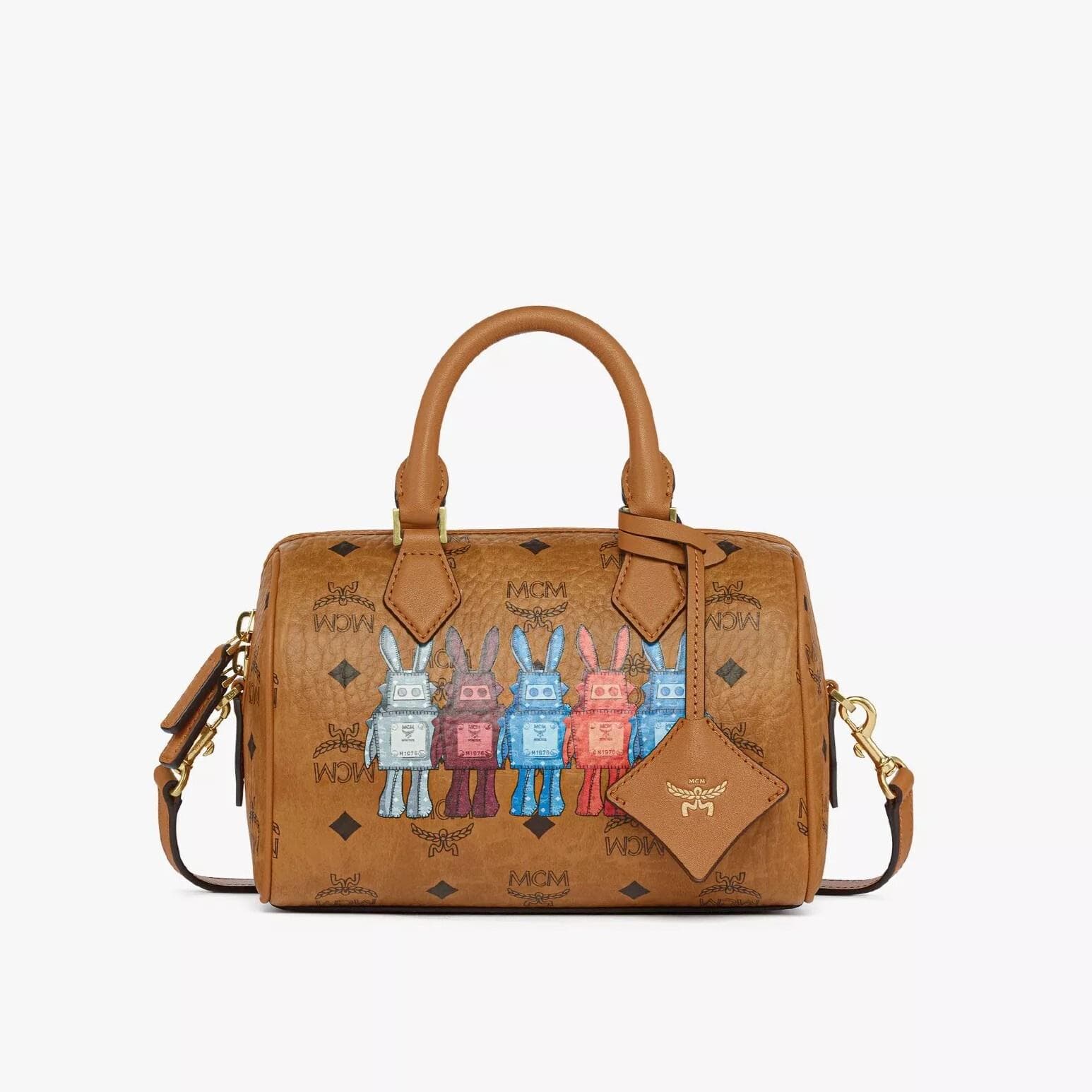 Ella Boston Bag in Rabot Visetos Size Small