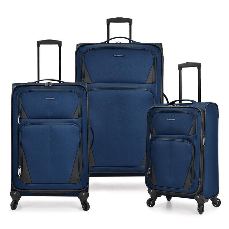 Aviron Bay Soft-Side 3-Piece Luggage Set, Black