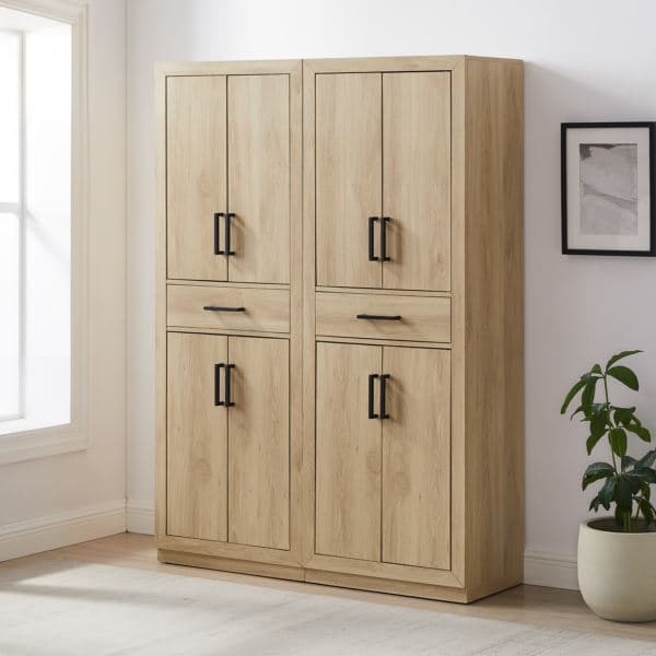 Isla 2-Piece Kitchen Storage Pantry Set