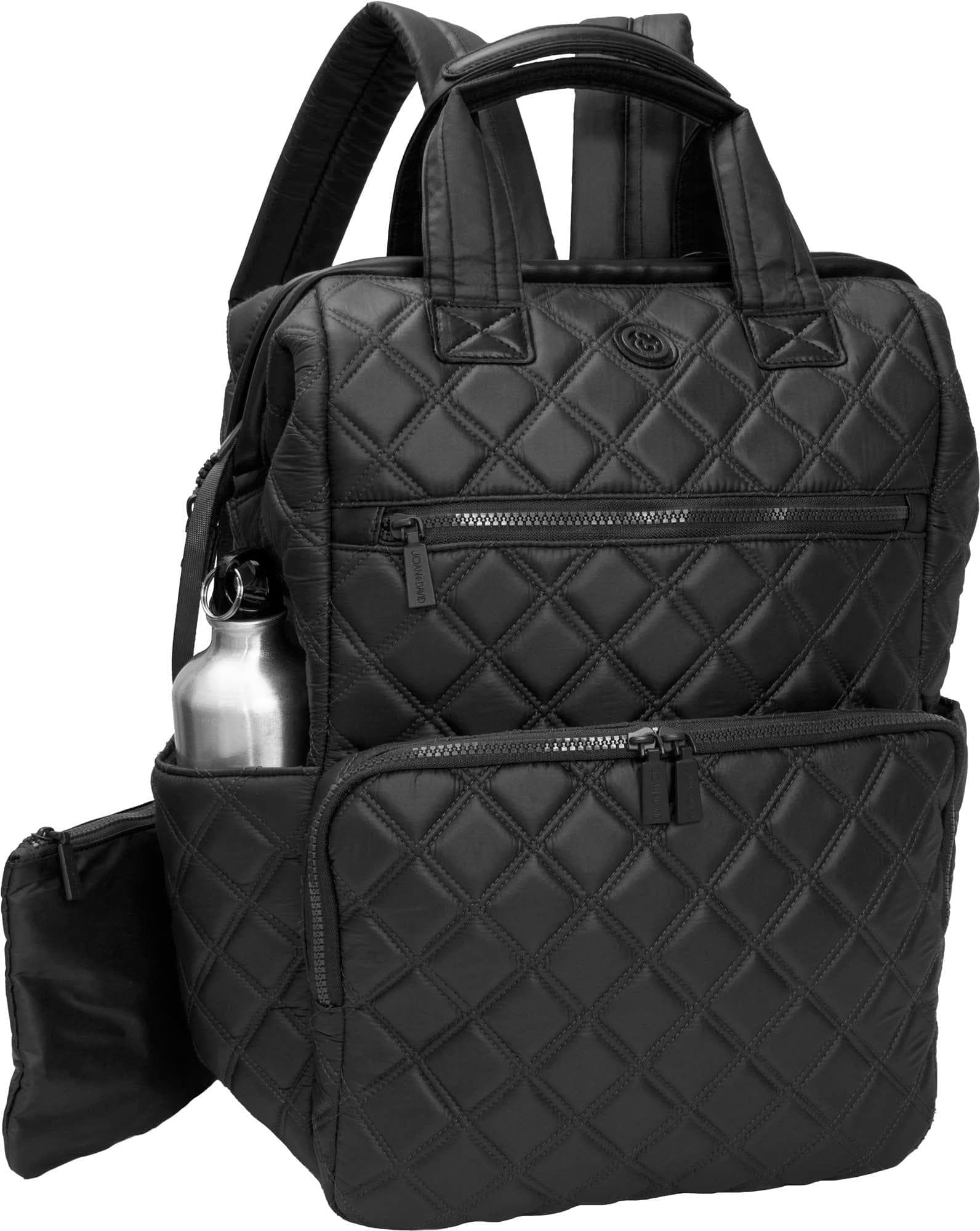 Diamond Quilted Nylon Workbook Backpack Size 18"