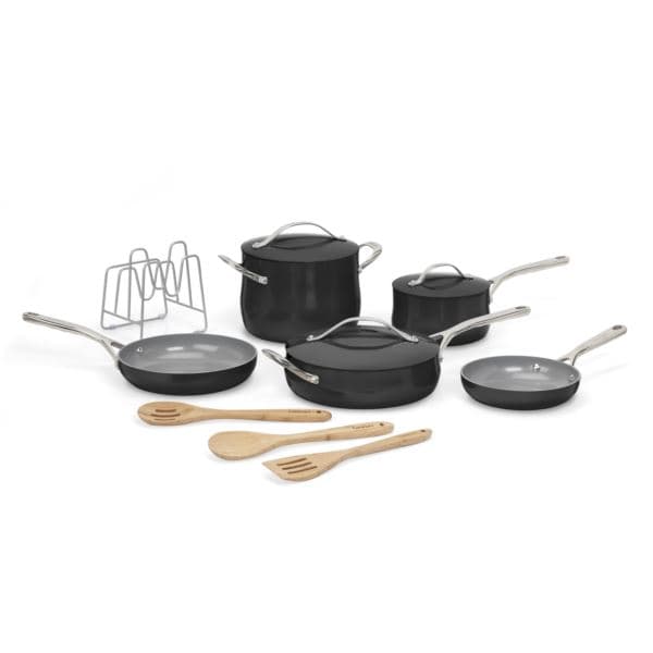 Culinary Collection 12-Piece Cookware Set: Tailored Teal