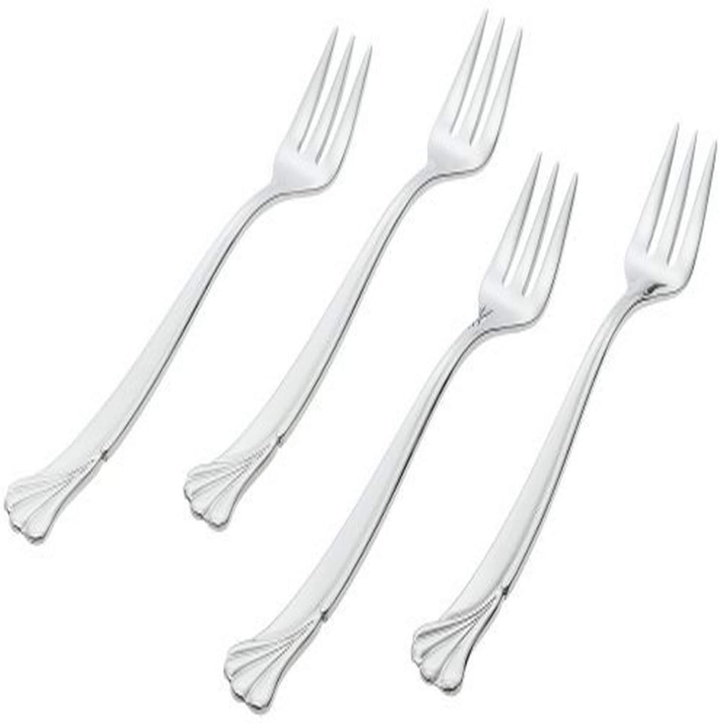 4pc Leaf Seafood Fork Set