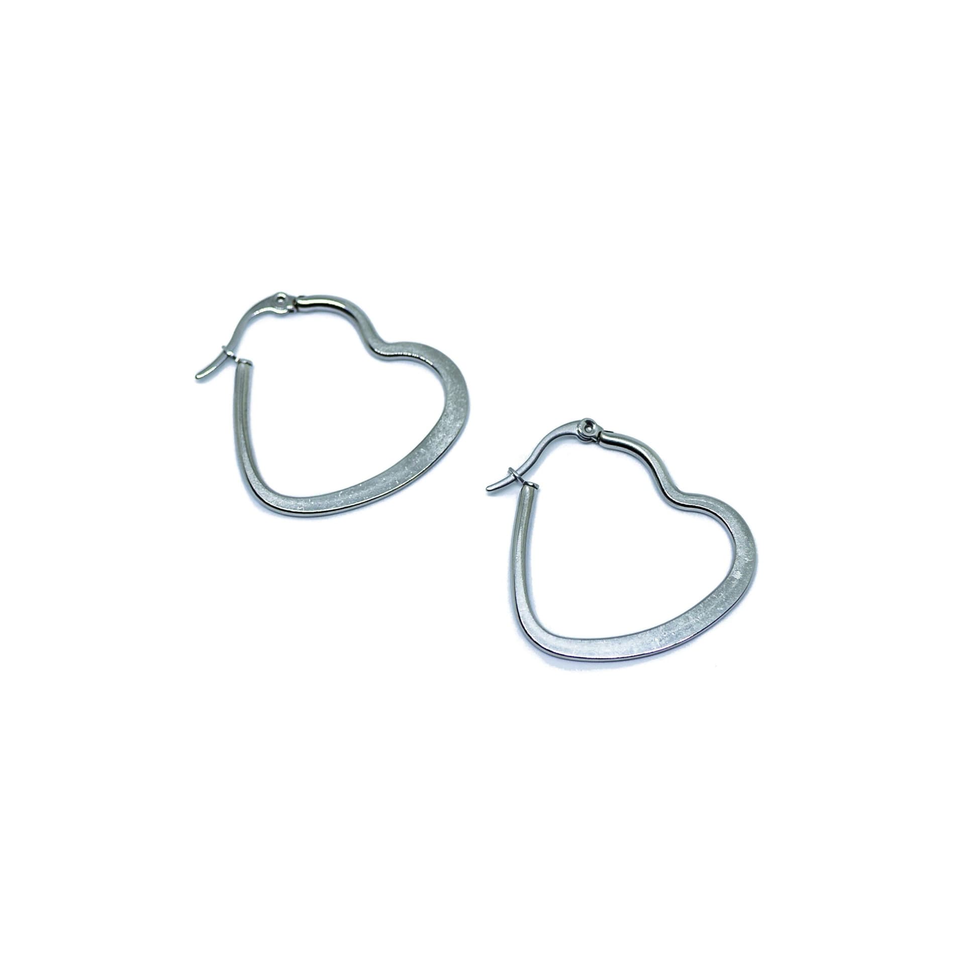 Contemporary Heart Earrings