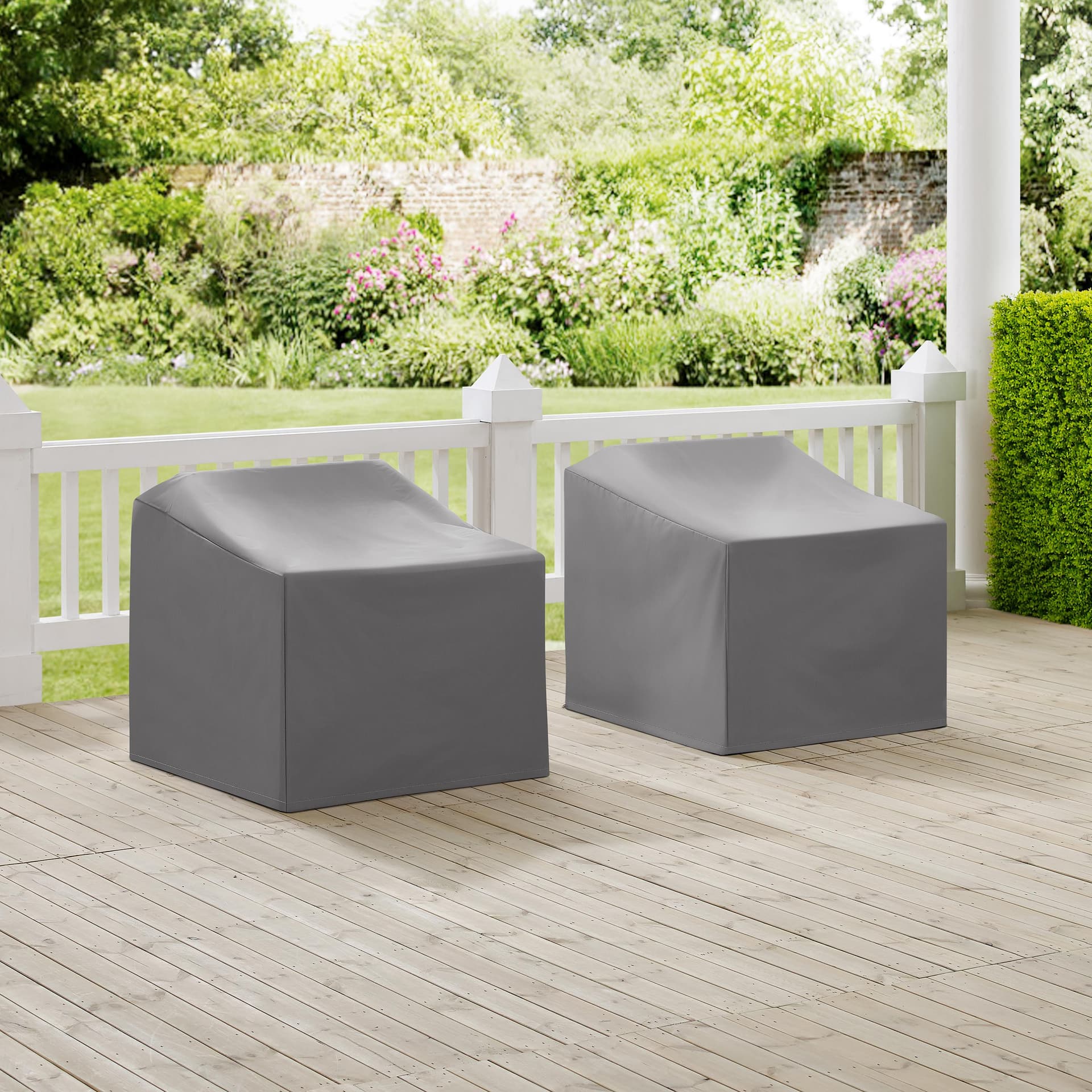 2Pc Outdoor Chair Furniture Cover Set