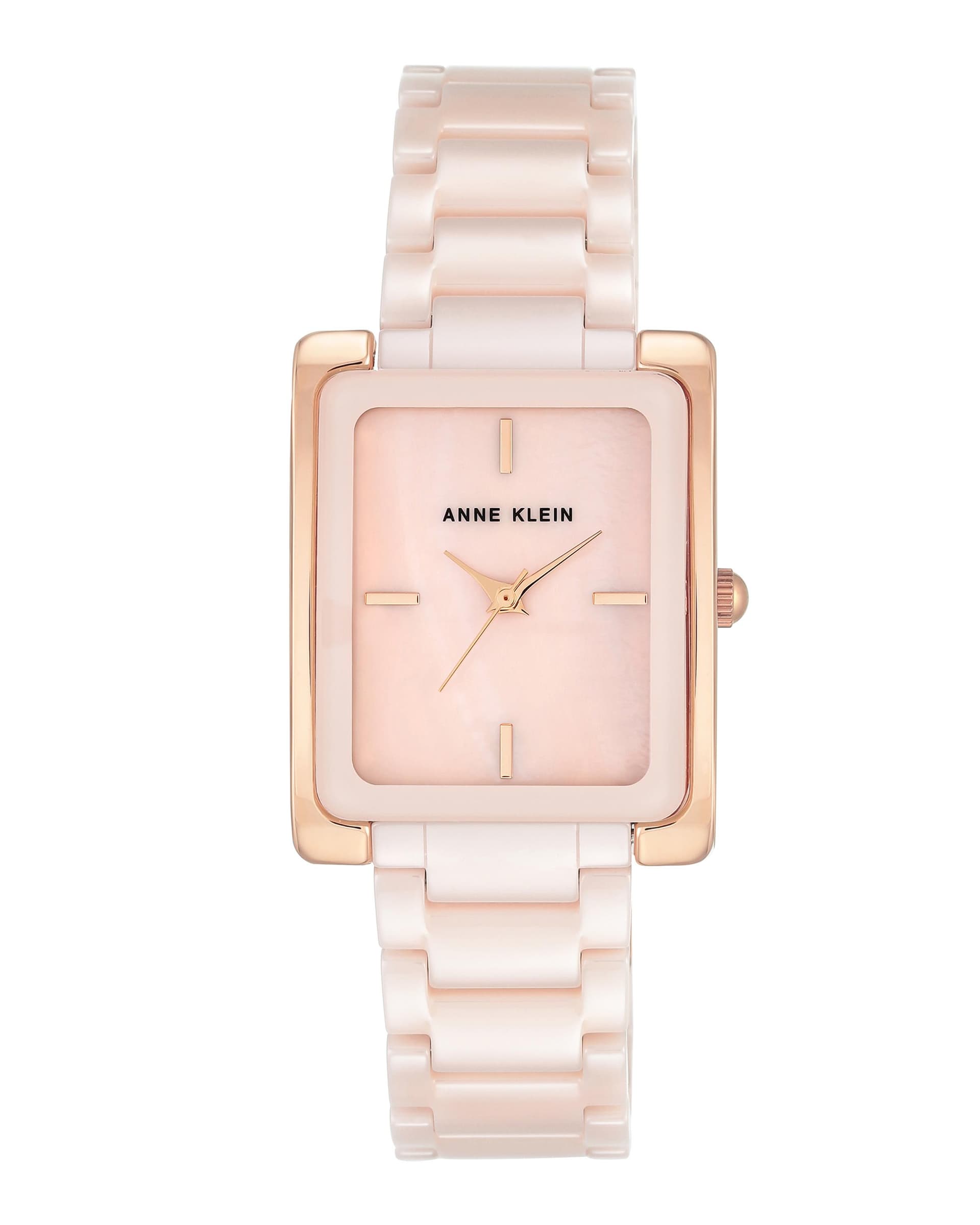 Women's Light Pink Ceramic Bracelet Watch