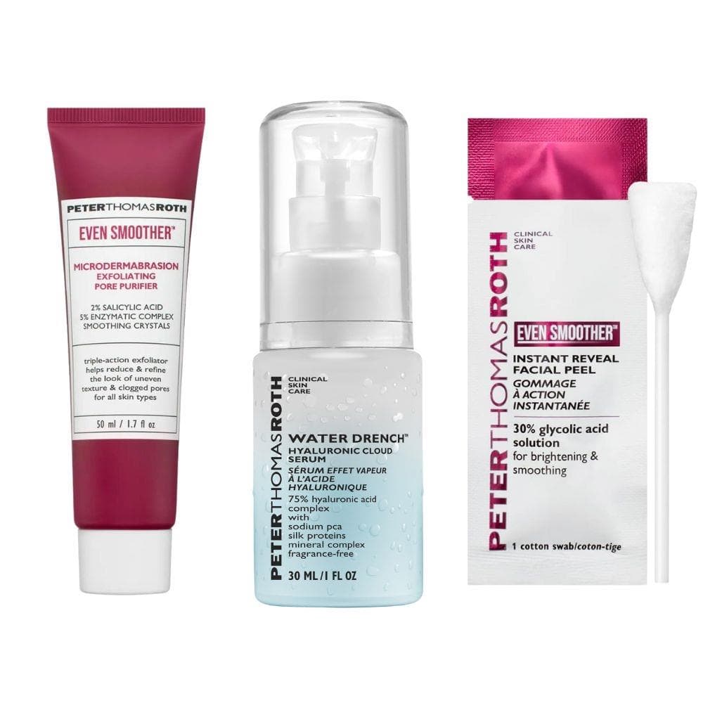 Polish, Peel and Plump Skincare Set Size 3 Pieces