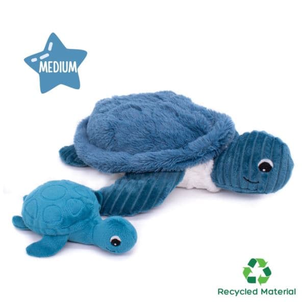 Les Ptipotos Mom & Baby Sea Turtle - Mint