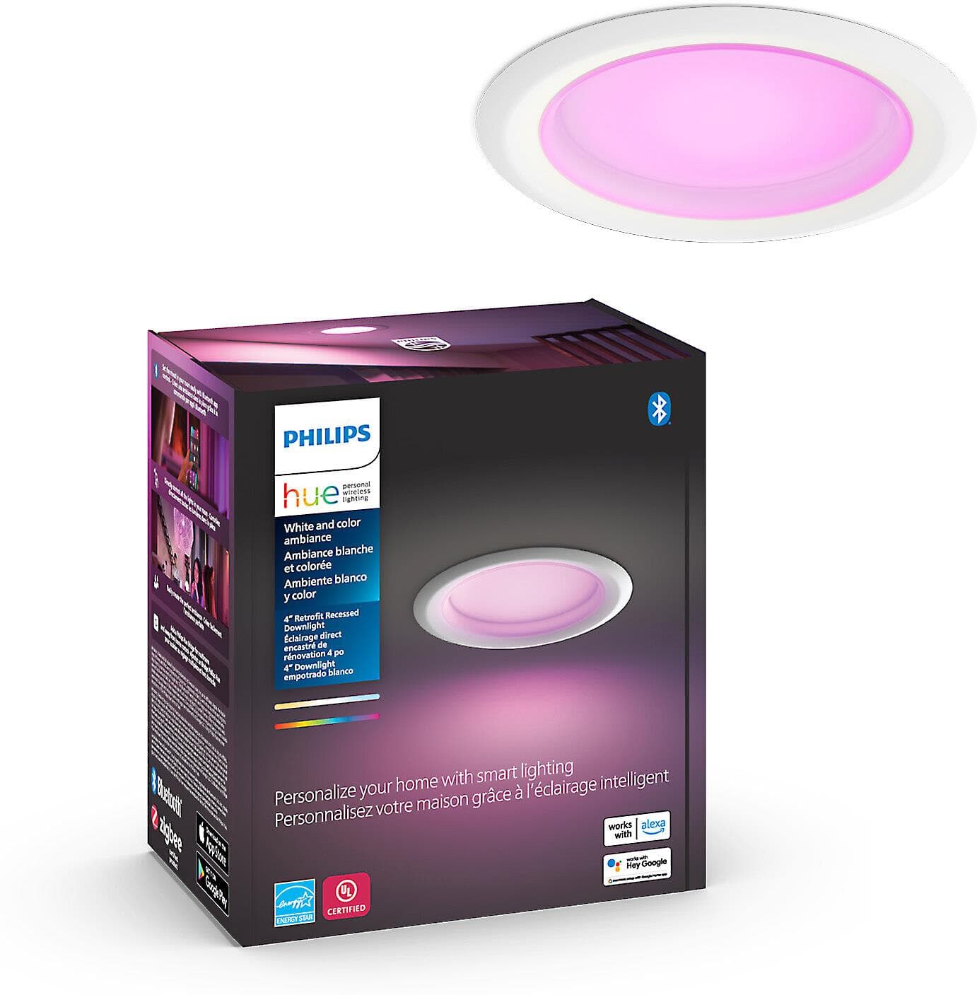 Philips Hue White and Color Ambiance Downlight (850 lumens)