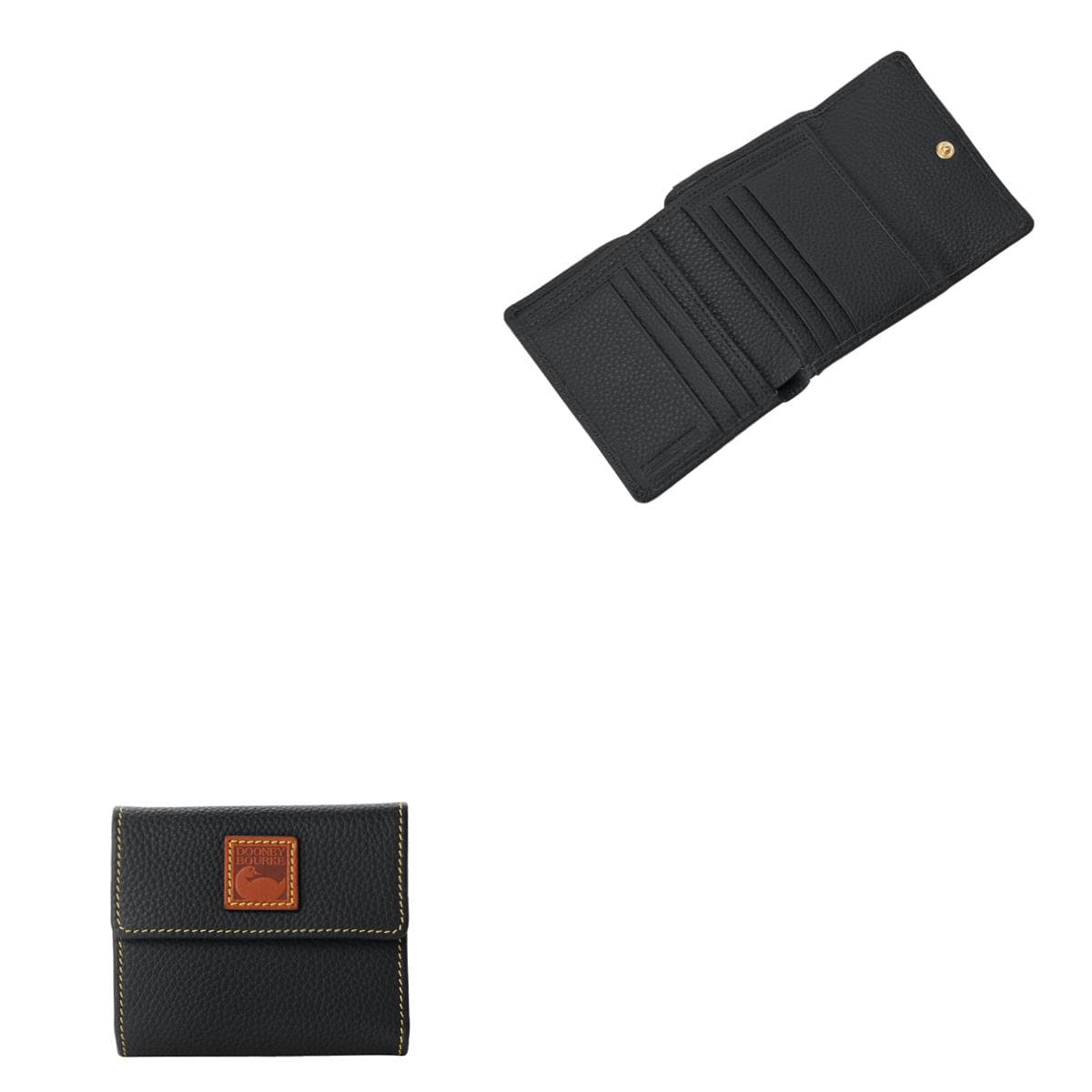 Pebble Grain Small Flap Wallet