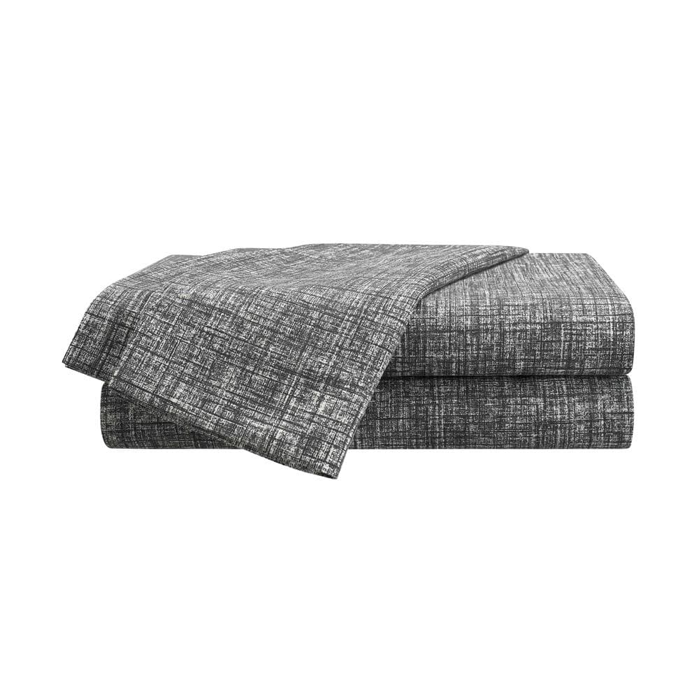 Easy Living Printed Crosshatch Sheet Set Size King