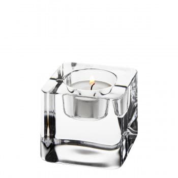 Ice Cube Votive Clear