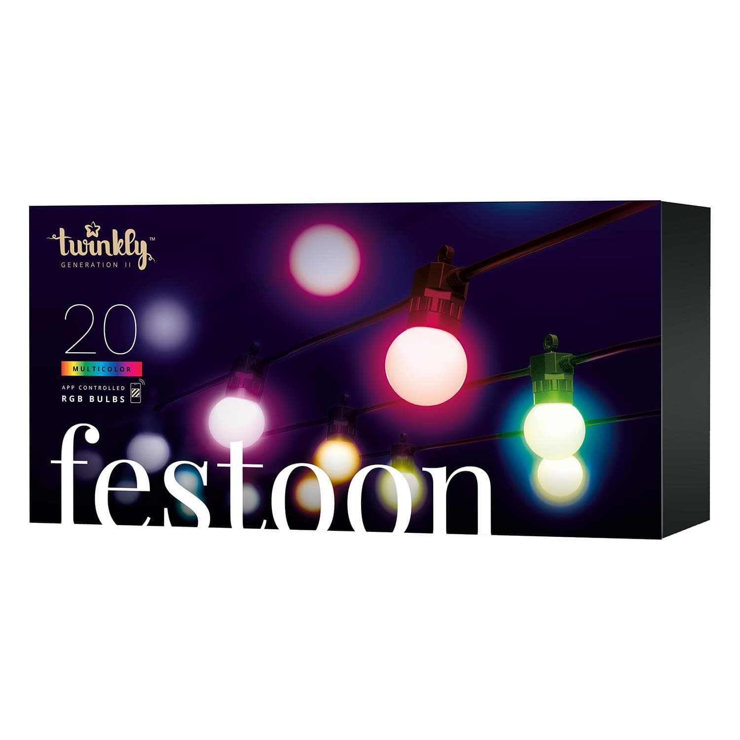 Twinkly - Festoon Lights 20 RGB