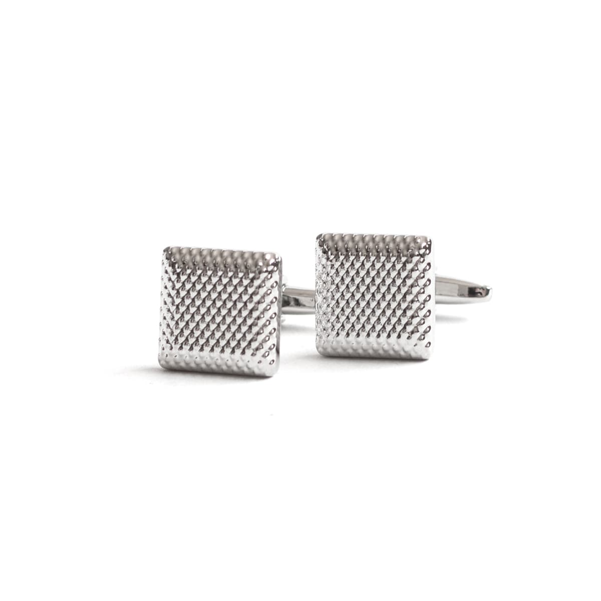 Mesh Cufflinks in Silver