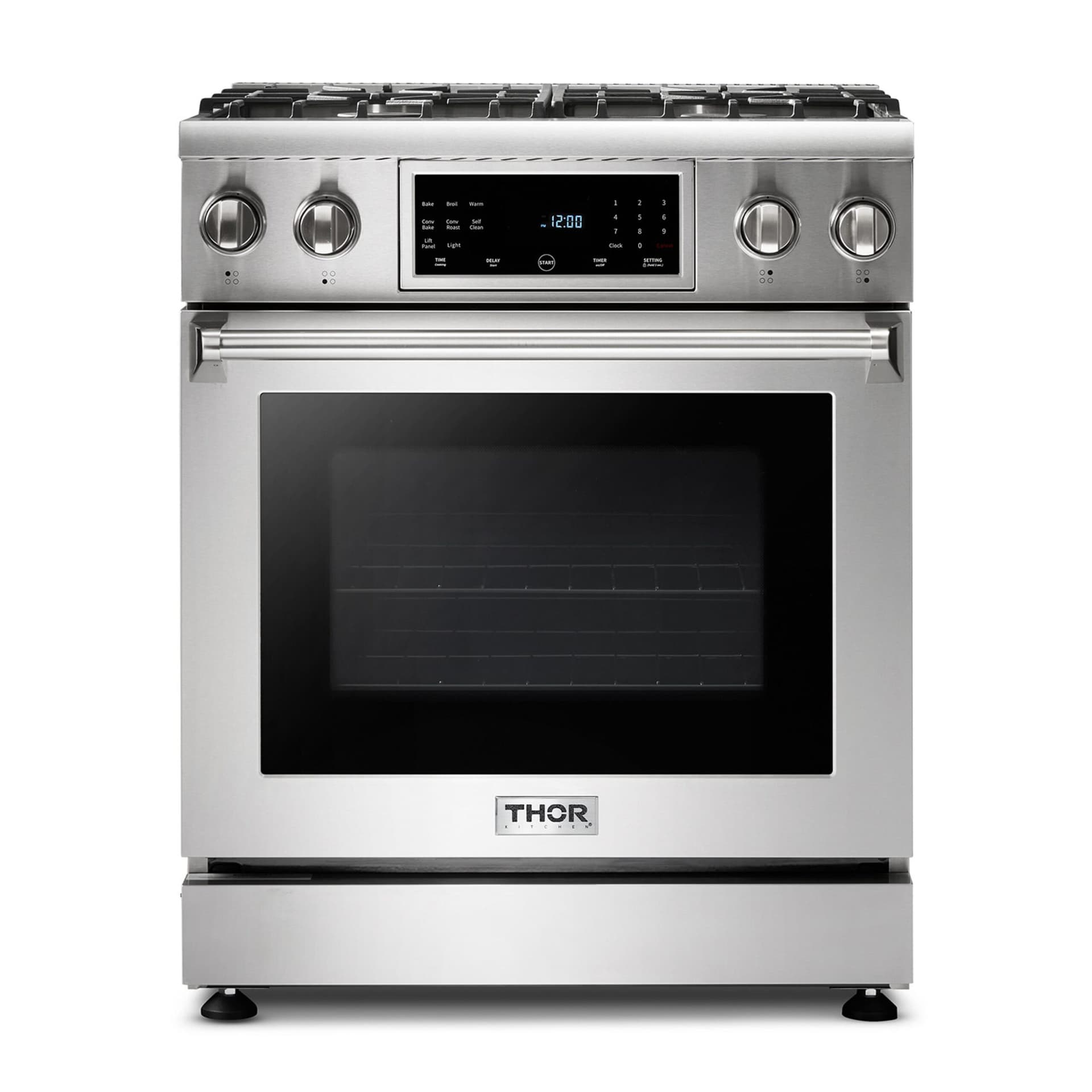 30" Professional Gas Range with Tilt Panel