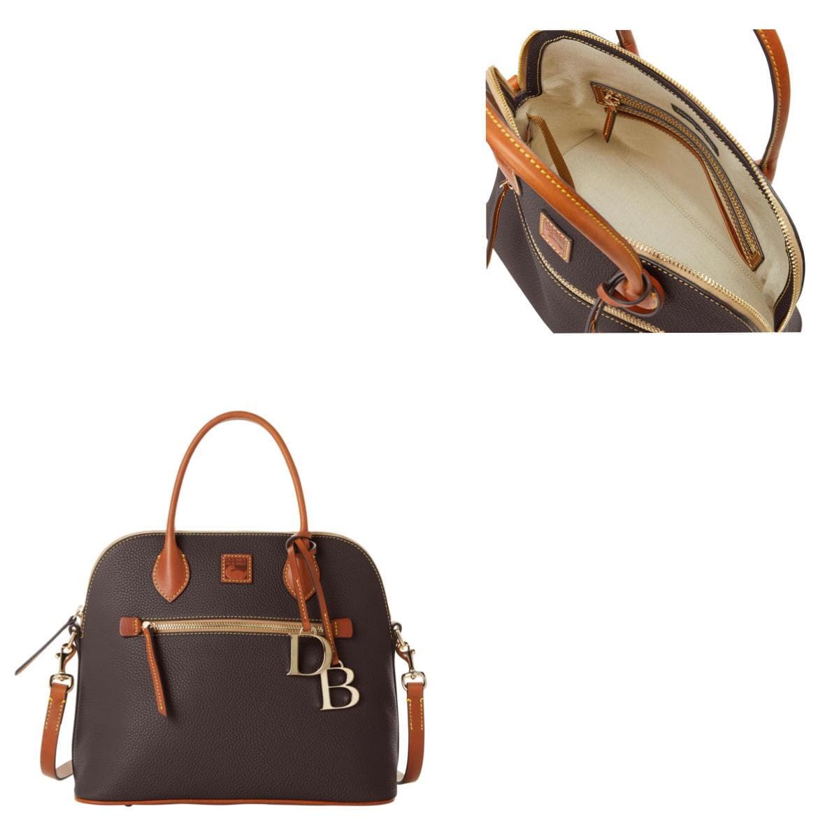 Pebble Grain Large Domed Satchel