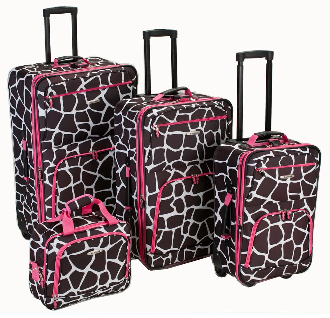 Fashion, 4 pc. Set - Pink Giraffe