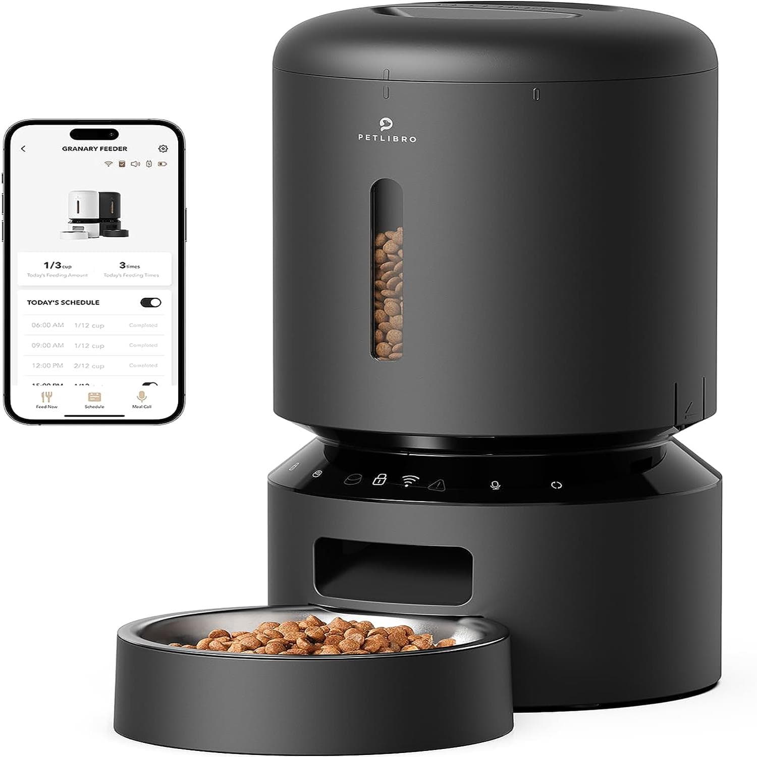 PetLibro Granary Camera Monitoring Feeder - Black