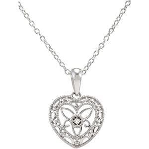 Diamond Heart Necklace