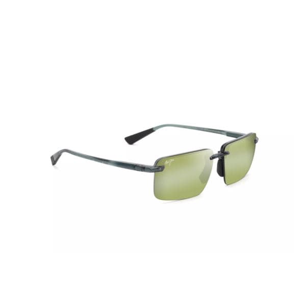 Laulima Polarized Sunglasses Shiny Foliage Green Frame Maui HT Lens