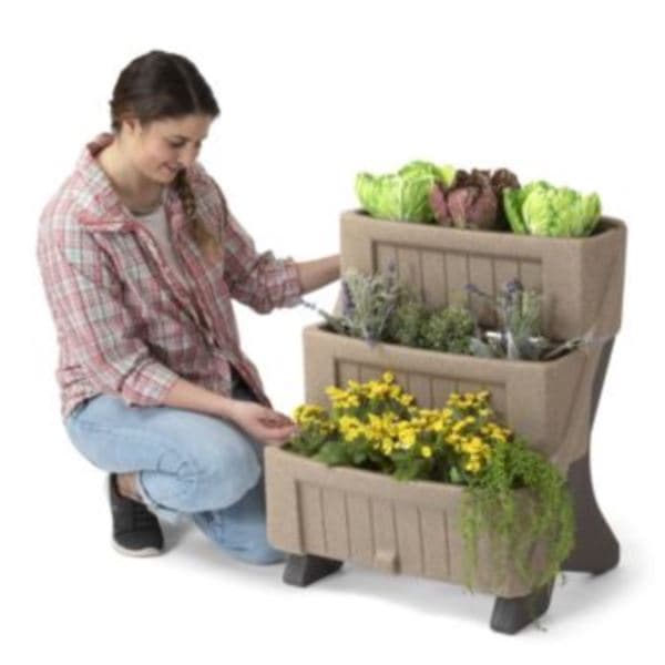 3-Level Herb & Flower Garden Planter