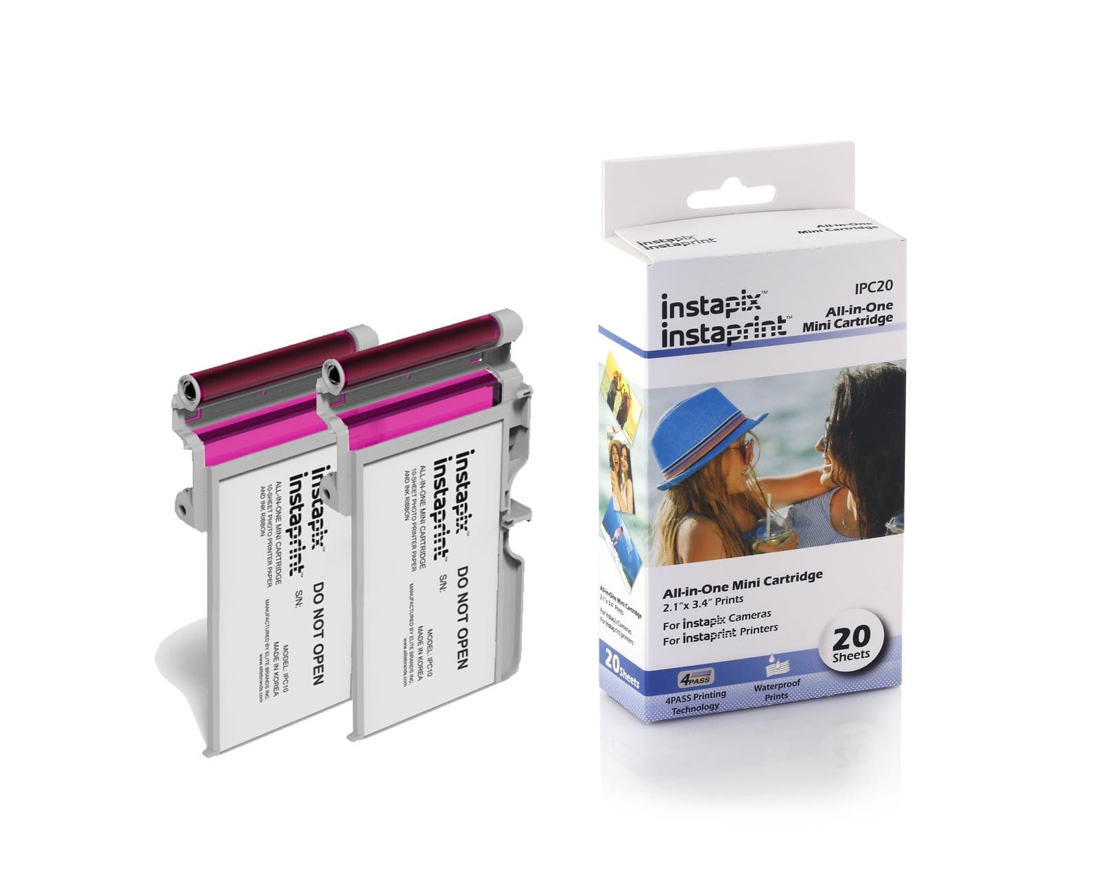 instapix, instaprint cartridge 2-pak