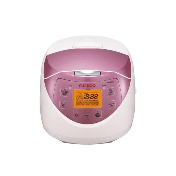 Micom Rice Cooker-Ivory & Pink/6 cup