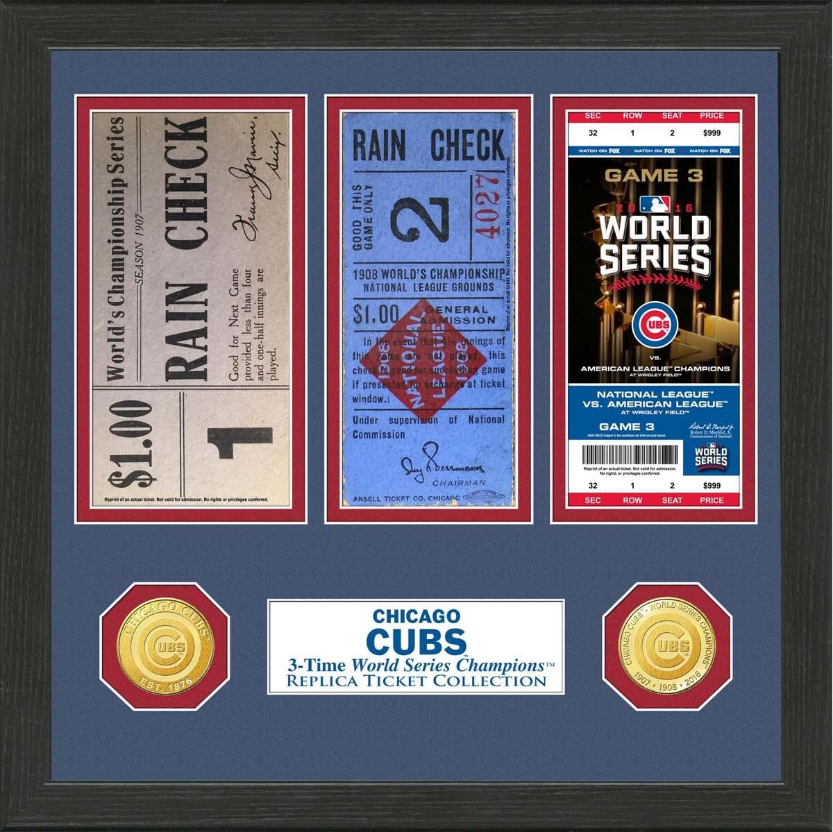 Chicago Cubs WS Ticket Collection