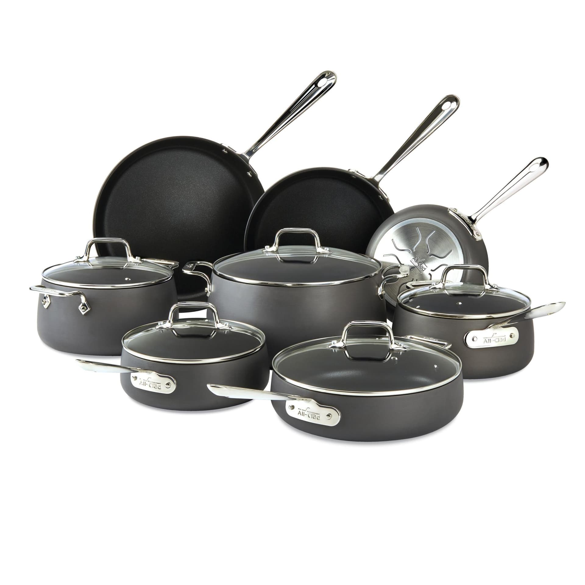 HA1 Non-Stick Hard Anodized 13-Piece Cookware Set