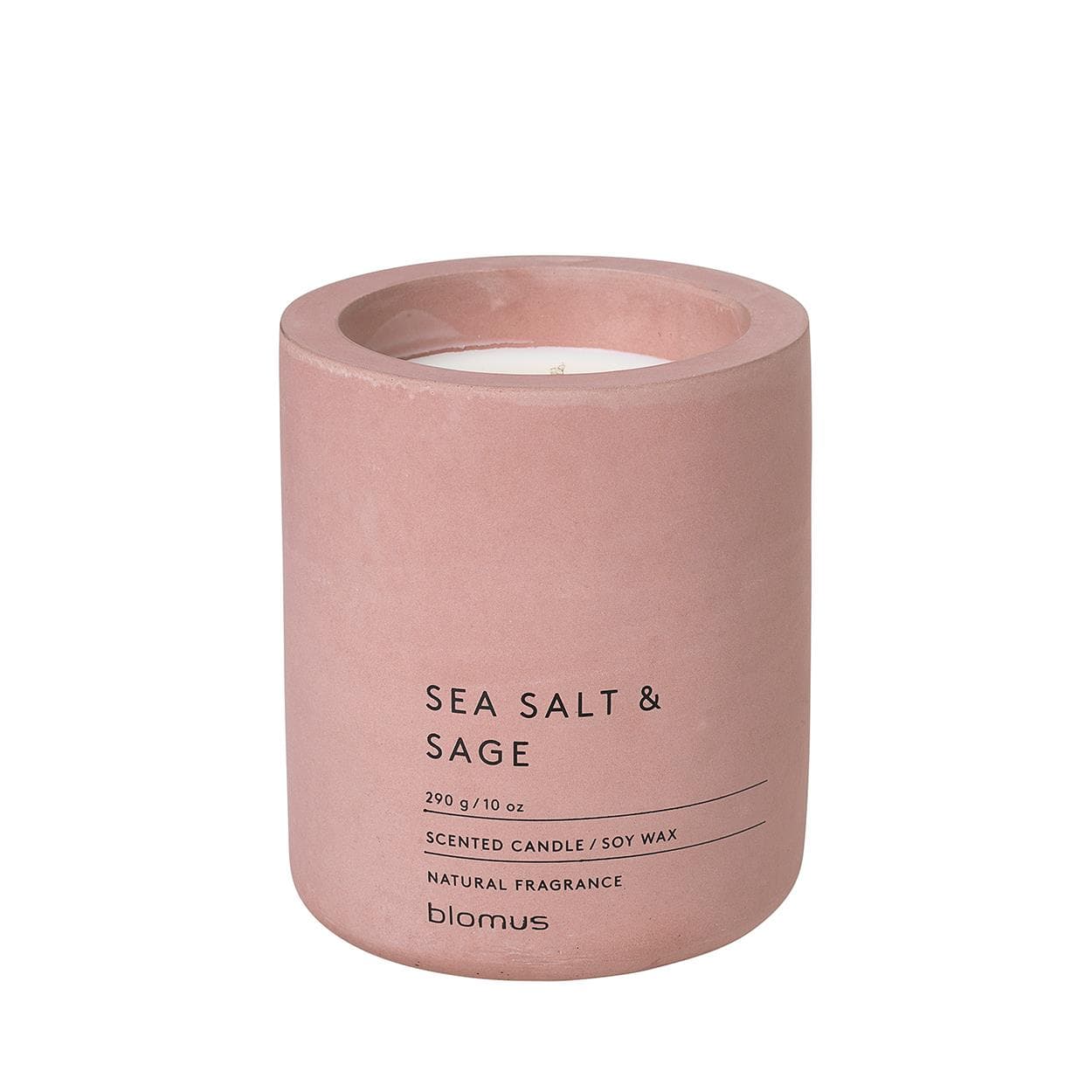 FRAGRA - Large Candle in Concrete Container - Sea Salt Sage
