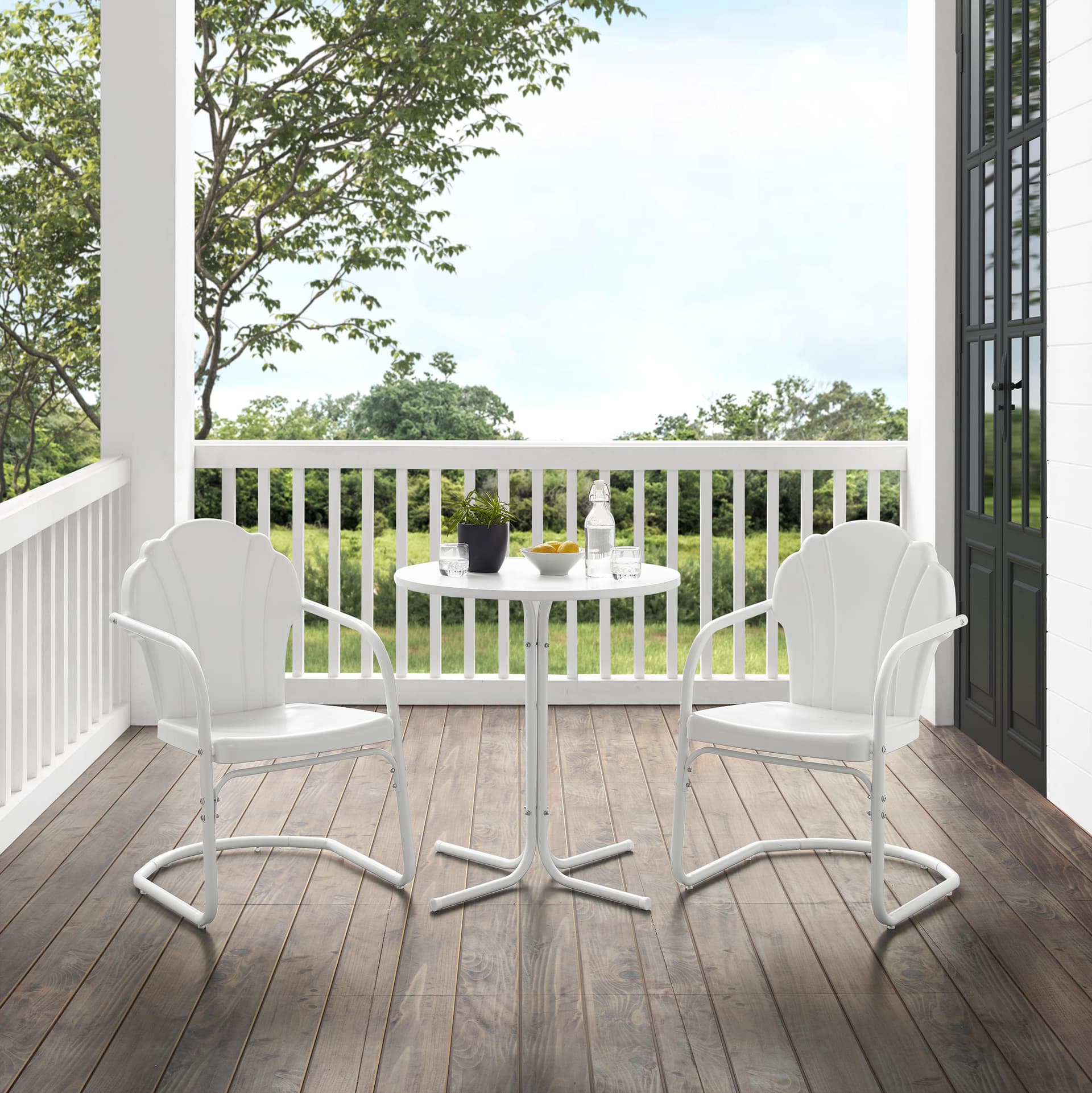 Tulip 3Pc Retro Outdoor Bistro Set