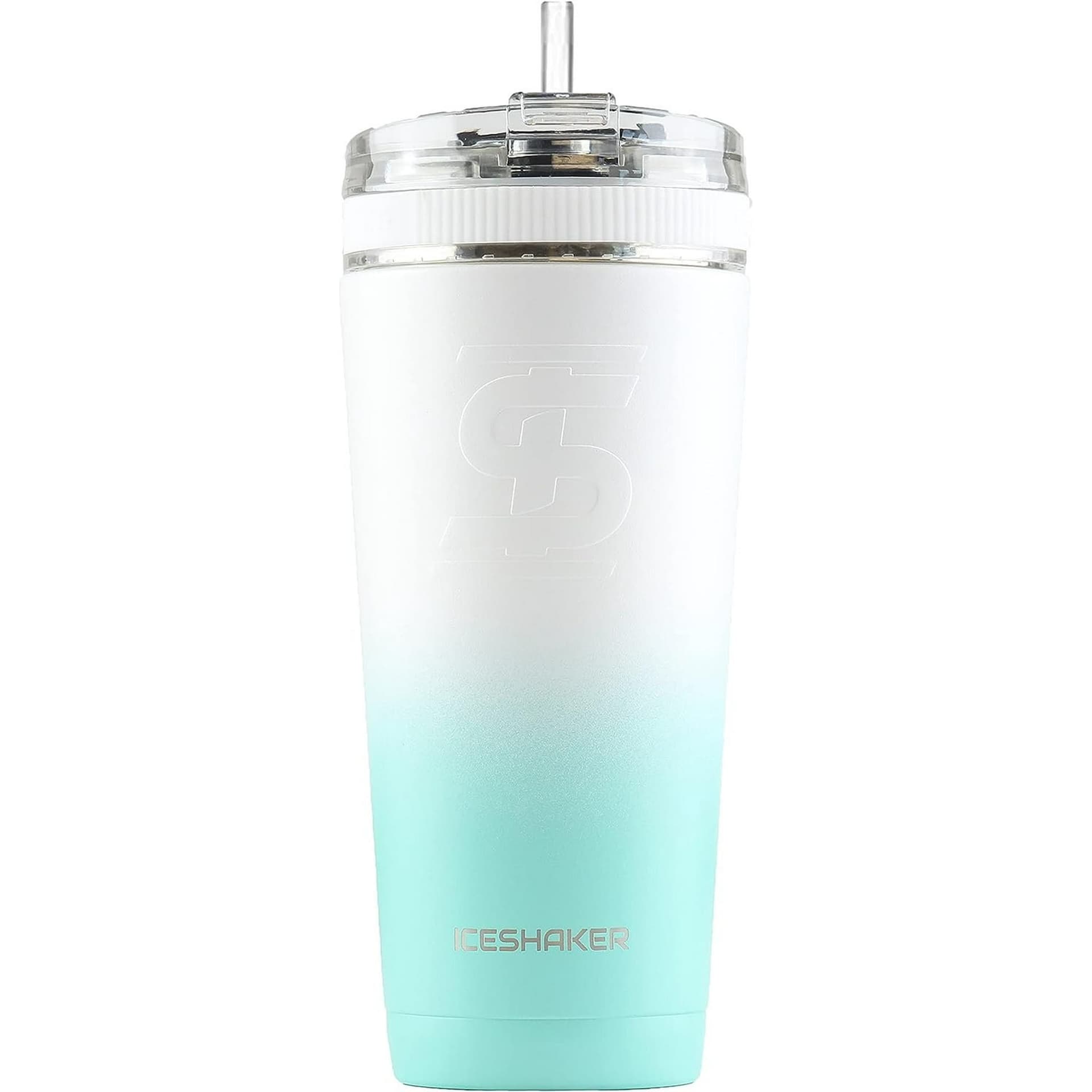 26oz Insulated Stainless Steel Shaker Bottle- Flex Lid with Straw