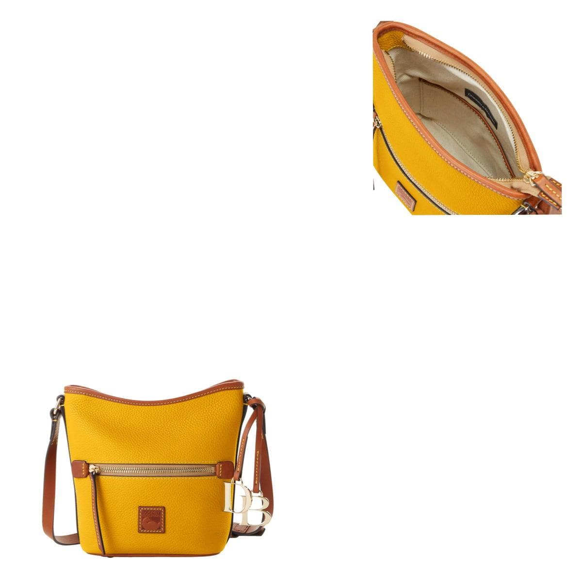 Pebble Grain Small Zip Sac