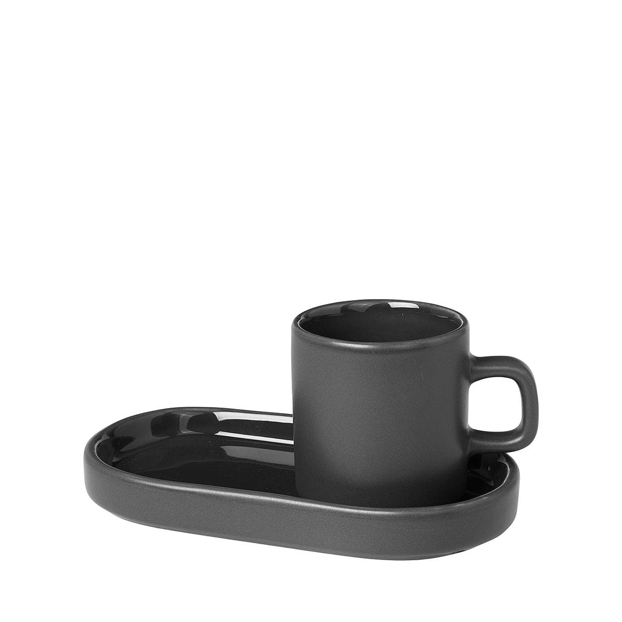 PILAR - Espresso Cups with Tray Set of 2