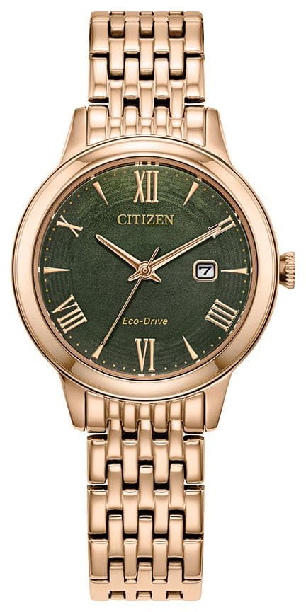 Ladies' Dress/Classic Stainless Steel watch, Green dial