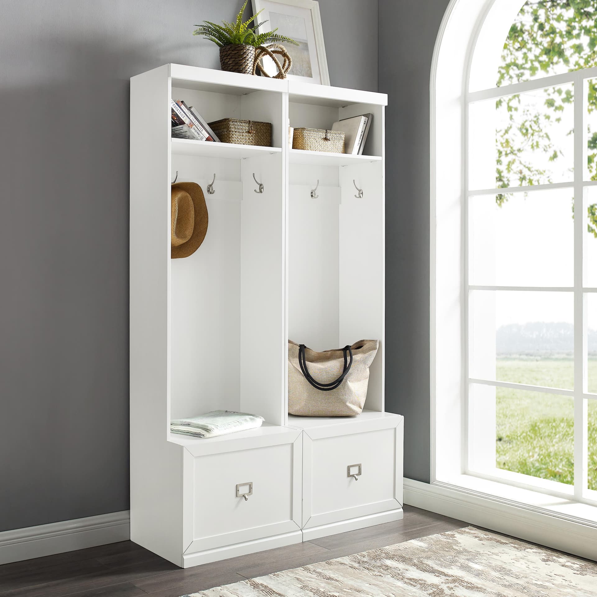Harper 2-Piece Hall Tree Entryway Set