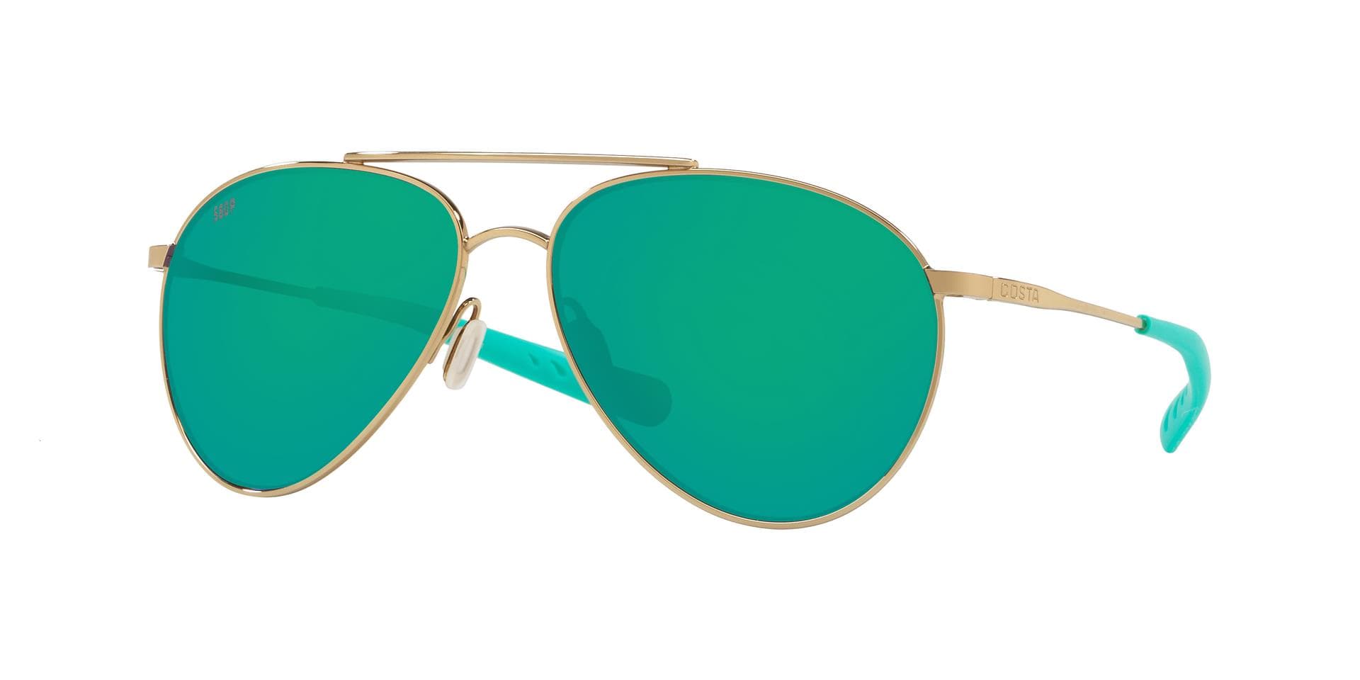 Piper Shiny Gold with Green Mirror Polarized
