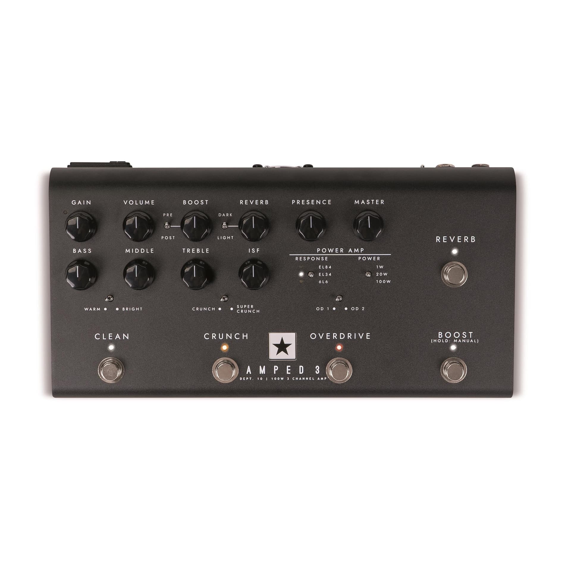 Dept. 10 AMPED 3 100-watt Guitar Amplifier Pedal