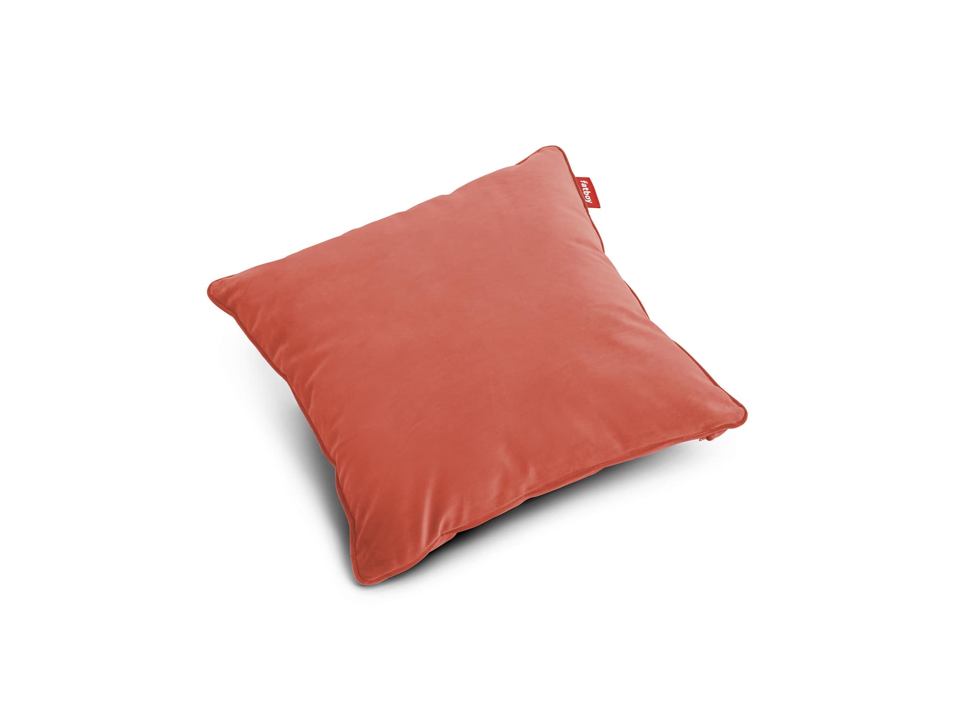 Square Velv Pillow - Rhubarb (Recycled Velv)
