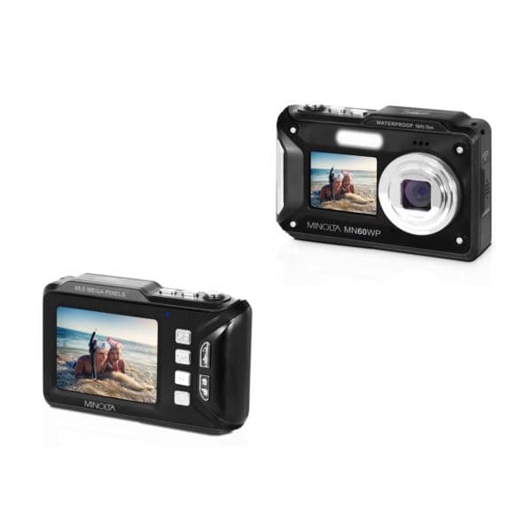 48MP/4K Dual Screen Waterproof Camera