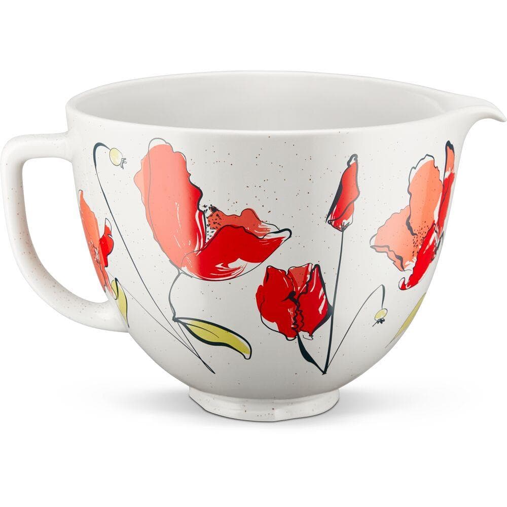 5-Qt. Ceramic Bowl for Tilt-Head Stand Mixers, Poppy