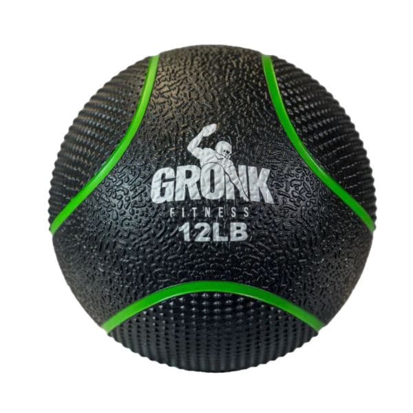 Gronk Fitness Medicine Ball 12lb Green