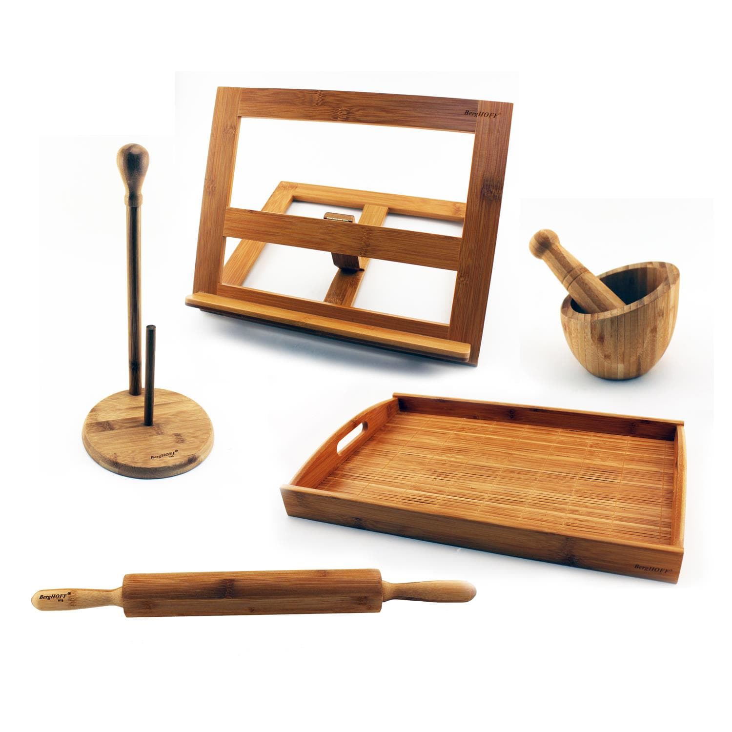 Bamboo 6Pc Kitchen Prep Set