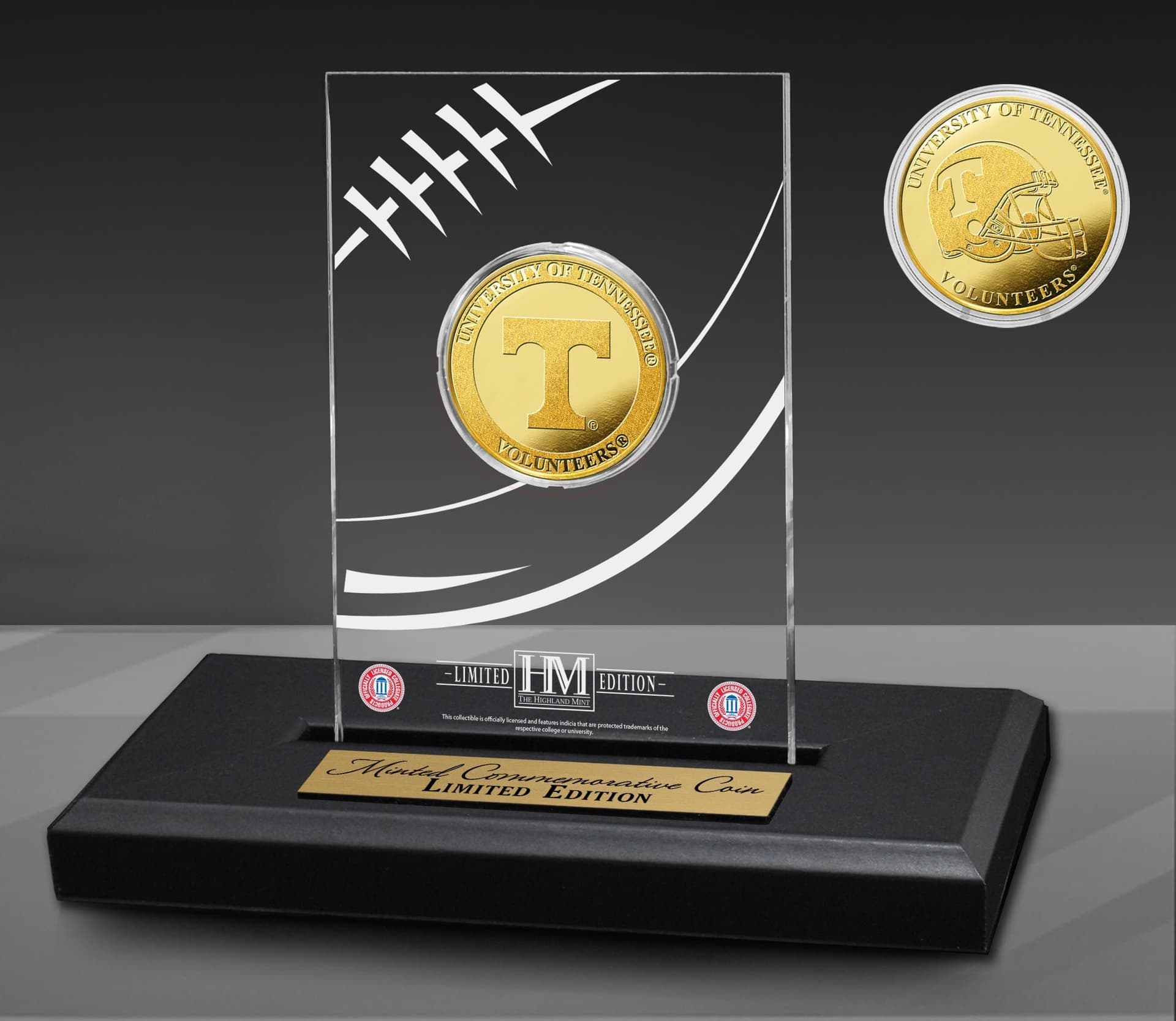University of Tennessee Volunteers Gold Coin Acrylic