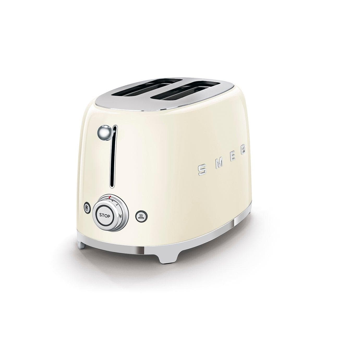 50's Retro-Style 2 Slice Toaster Cream